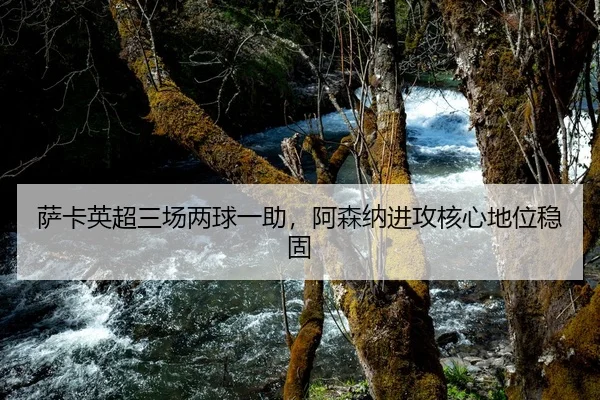 萨卡英超三场两球一助，阿森纳进攻核心地位稳固